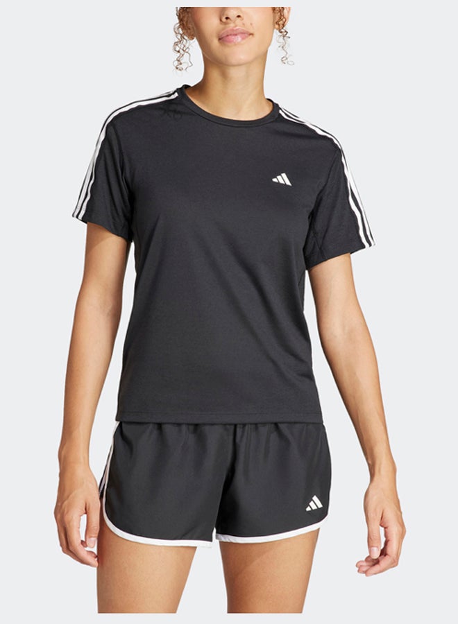 Adidas Own the Run 3-Stripes T-Shirt - Image 2